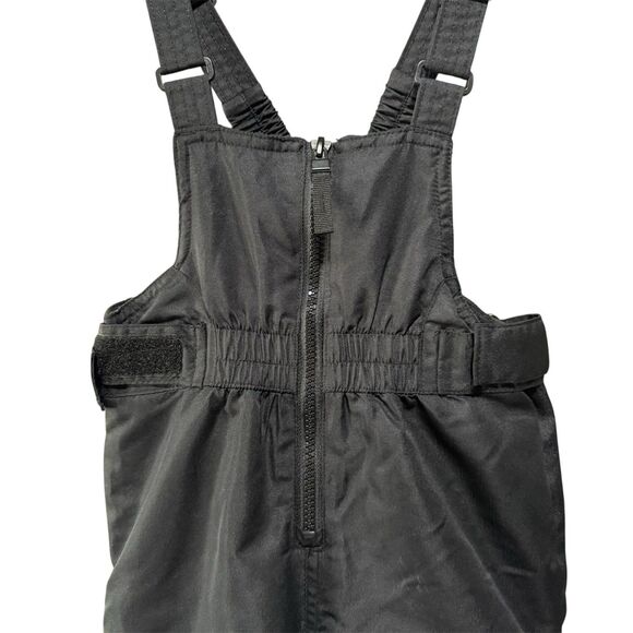Cat & Jack Kids Black Snow Bib Overalls Size 2T Winter Ski Pants Insulated - Picture 4 of 7